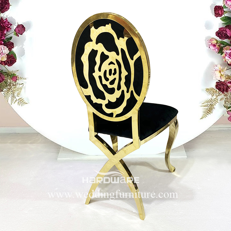 Rose back event chair