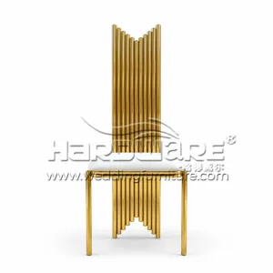 Gold Metal Wedding Chair