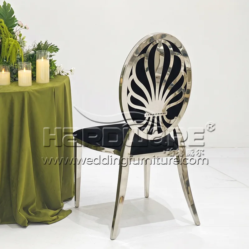 Fancy Design Stainless Steel Wedding Outdoor Event Chairs