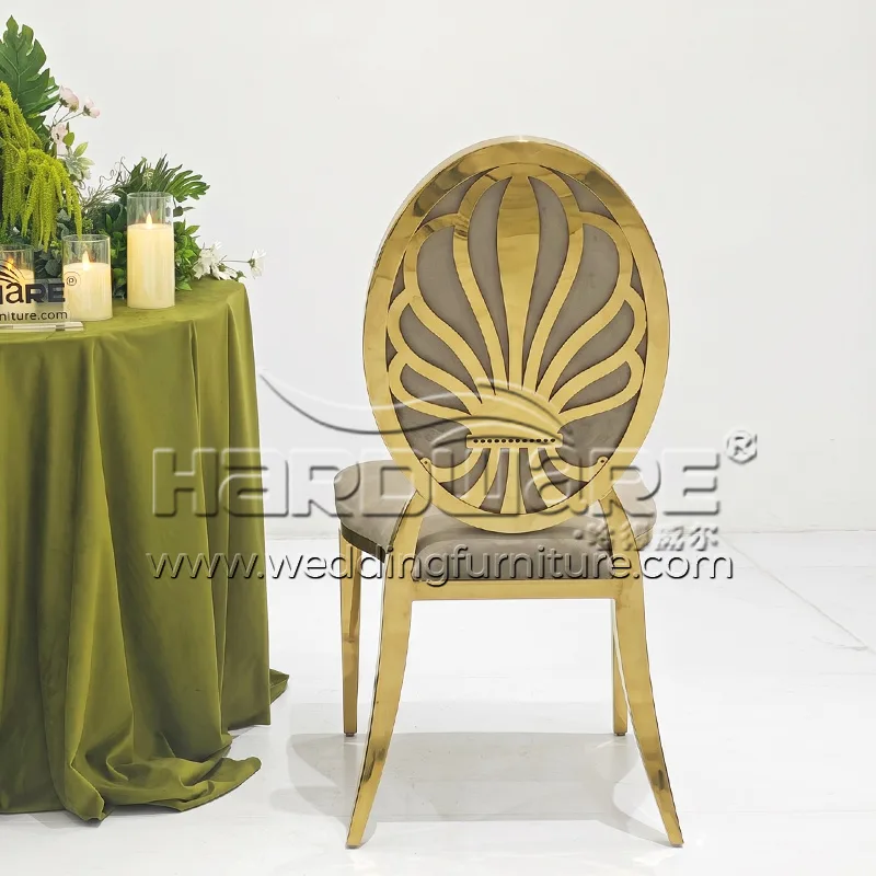 Fancy Design Stainless Steel Wedding Outdoor Event Chairs