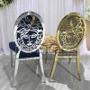Stainless Steel Frame Velvet Seat Elegant Banquet Chair
