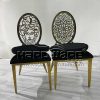 Stainless Steel Frame Velvet Seat Elegant Banquet Chair