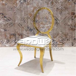 Clear back wedding chair