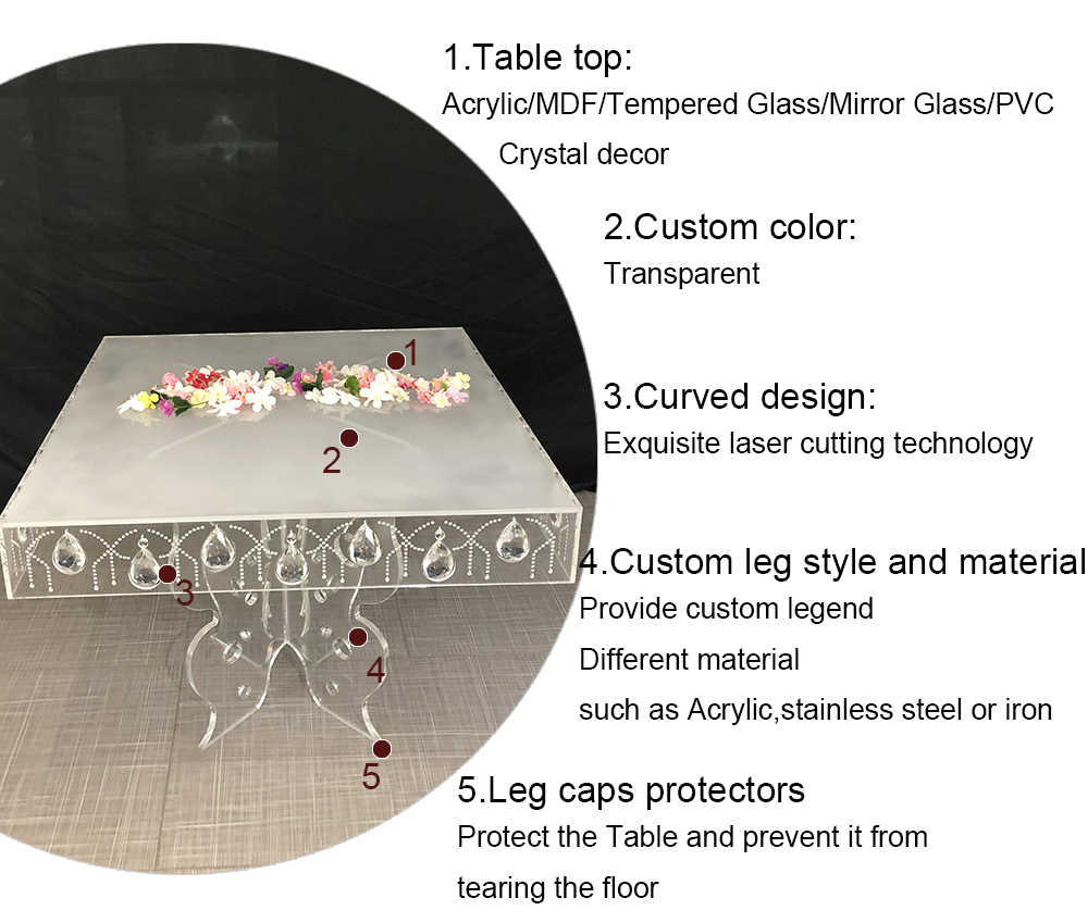 Table Clear Acrylic