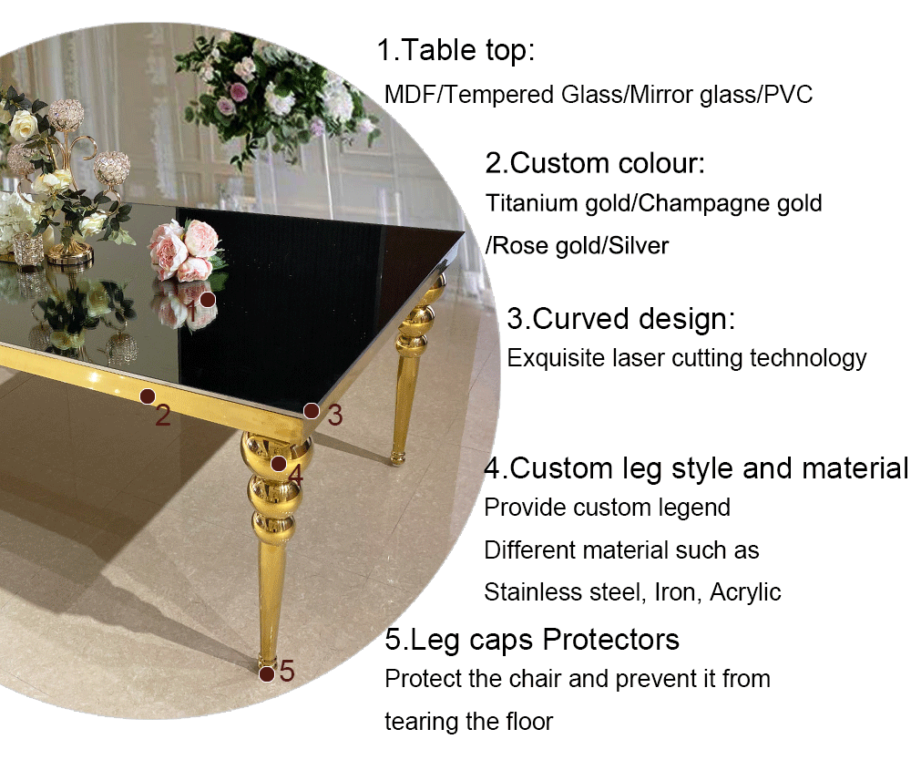 rectangle table