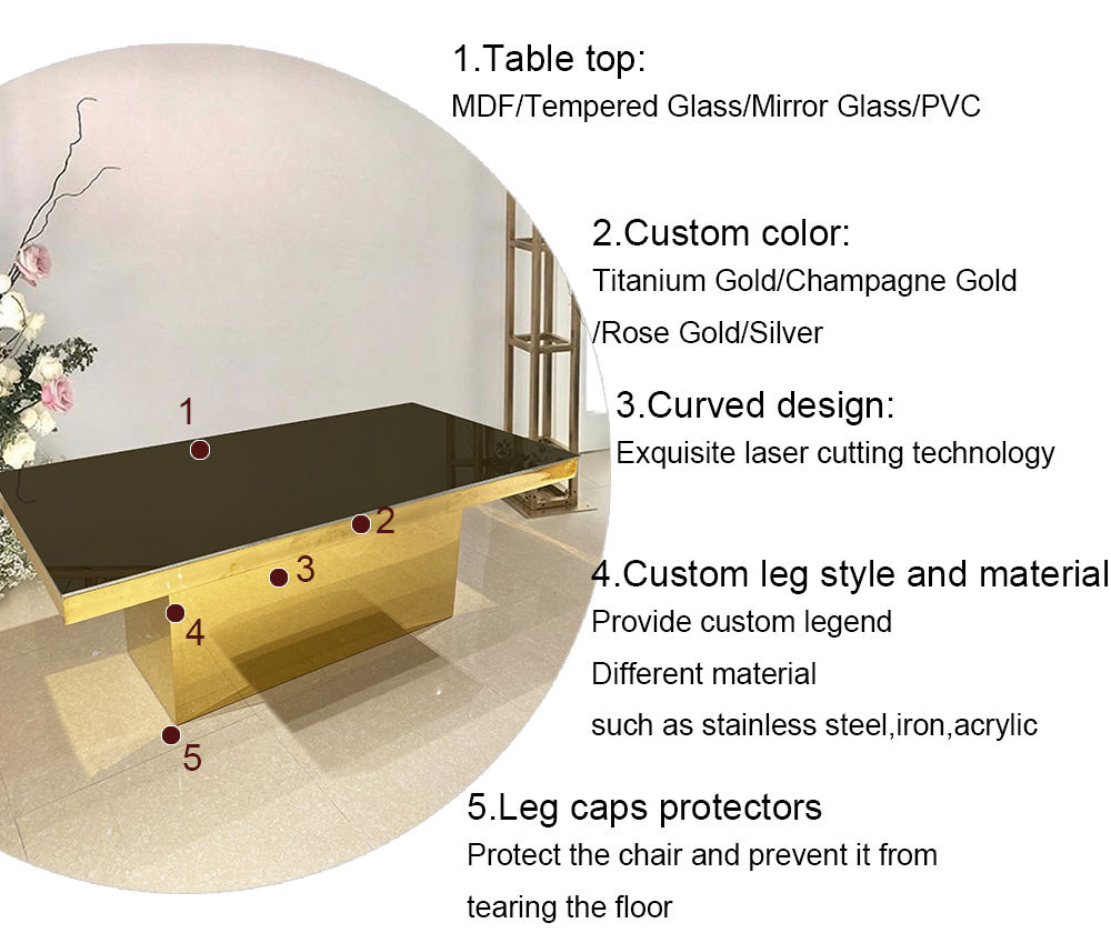 Rectangle Hotel Lobby Table