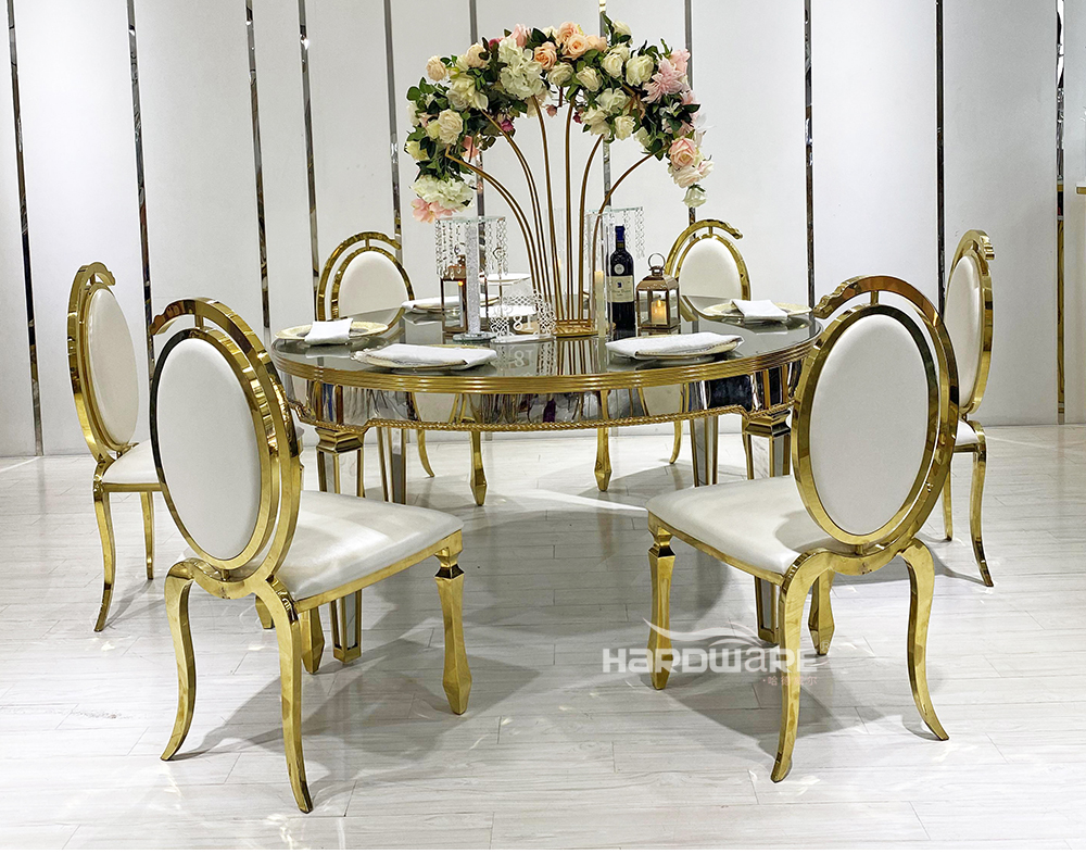 New Design Gold Wedding Chairs