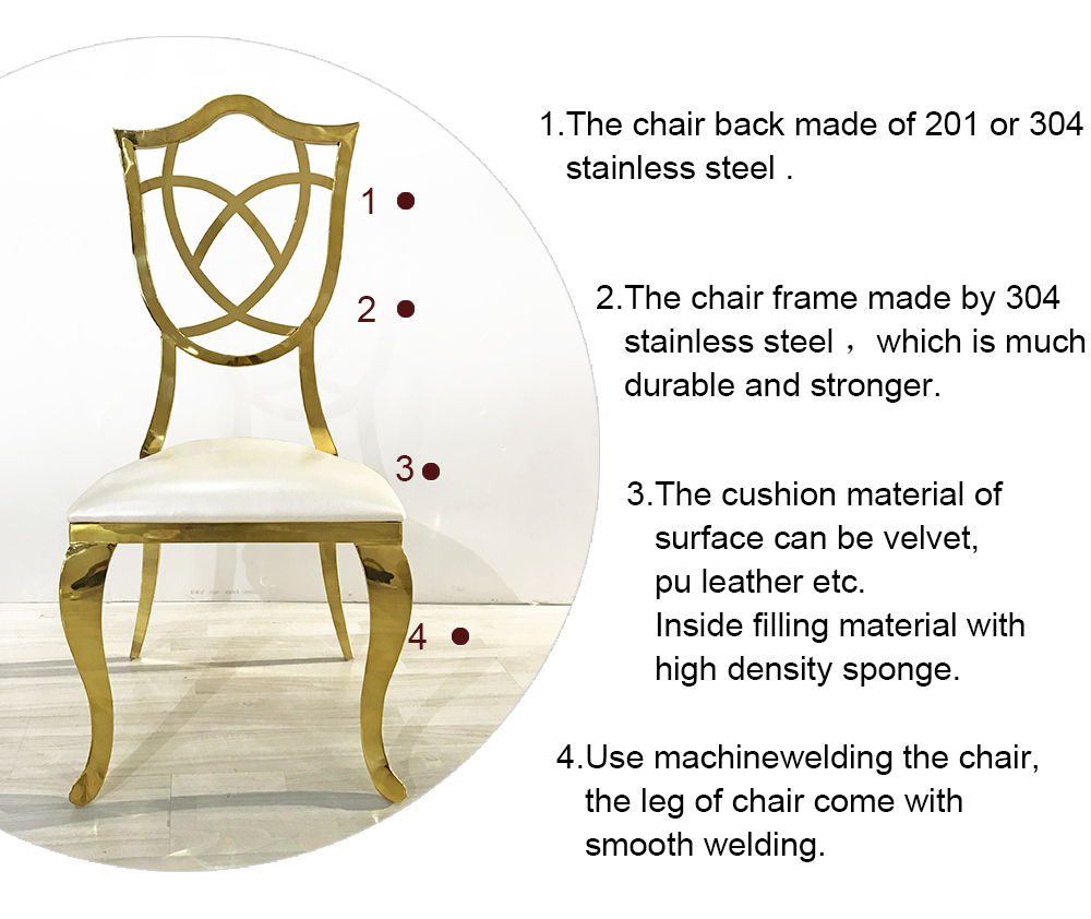 Furniture Golden Dining Chair