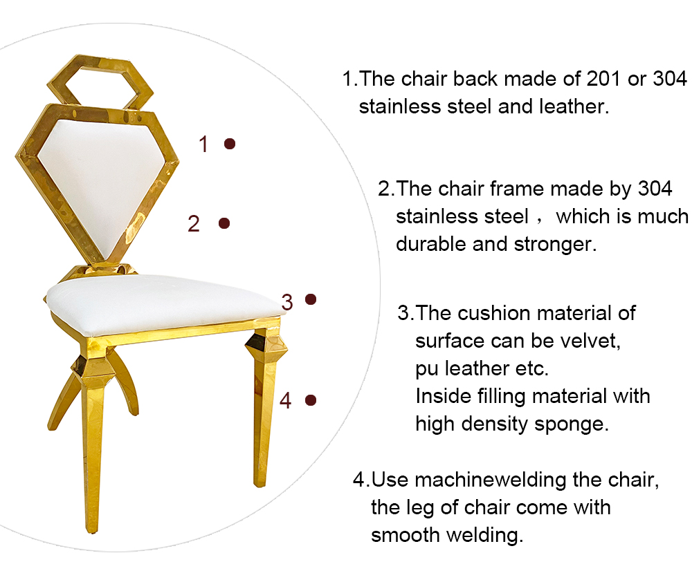 Stainless Steel Wedding Chair