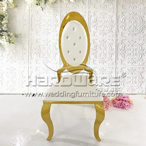 White Leather Hotel Chairs