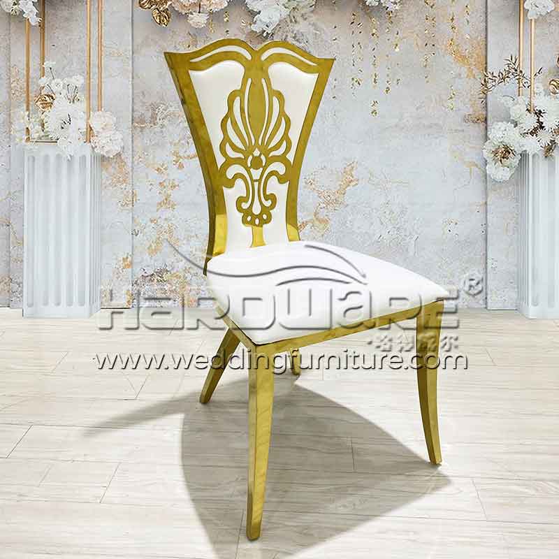 New design stainless steel royal throne chair