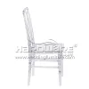Cross Back Plastic Chair