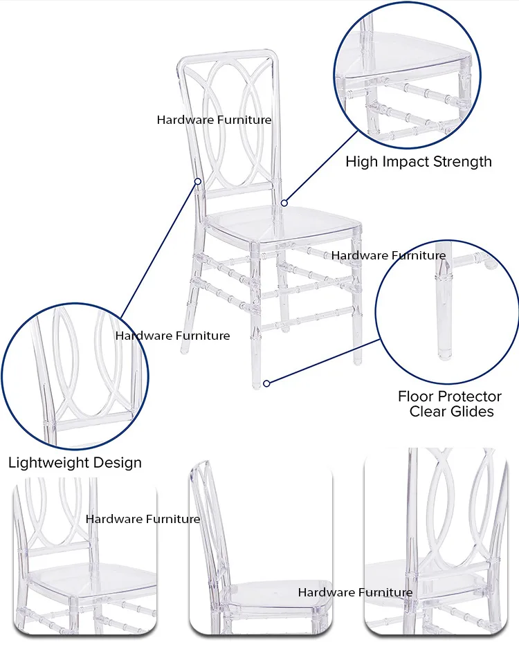 Cross Back Plastic Chair