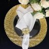 Star pattern event rental round charger plate - Image 2