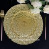 Table decor romantic table charger plate