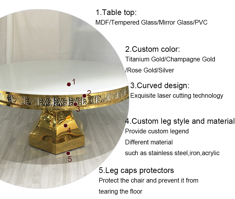 Glow LED Event Table