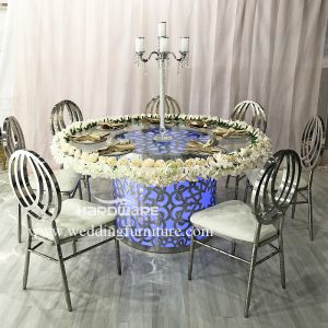 led wedding table