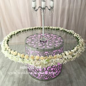 led wedding table