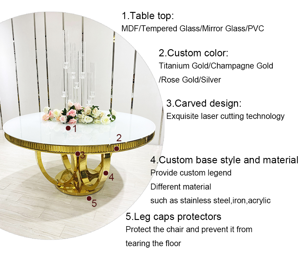 Round Wedding Event Dining Tables