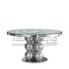 Table Gold Stainless Steel Round MDF Wedding Table - Image 4