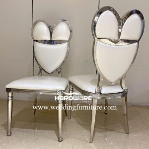 Bride and groom wedding chair