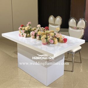 Silver wedding event chair
