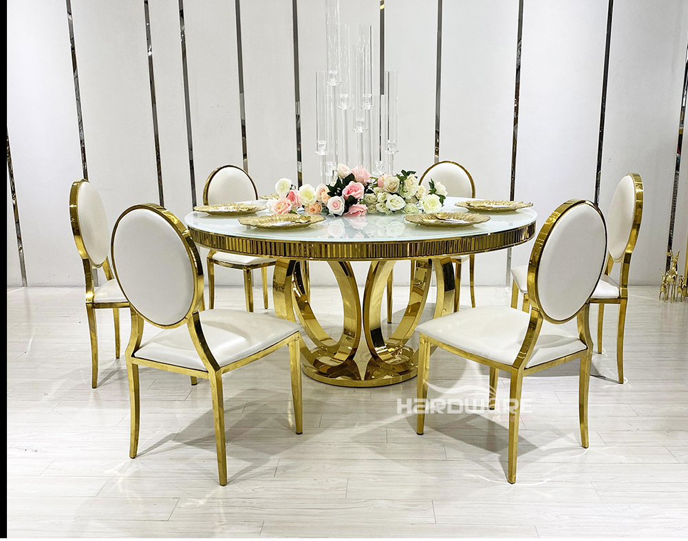 White Leather Dining Chair