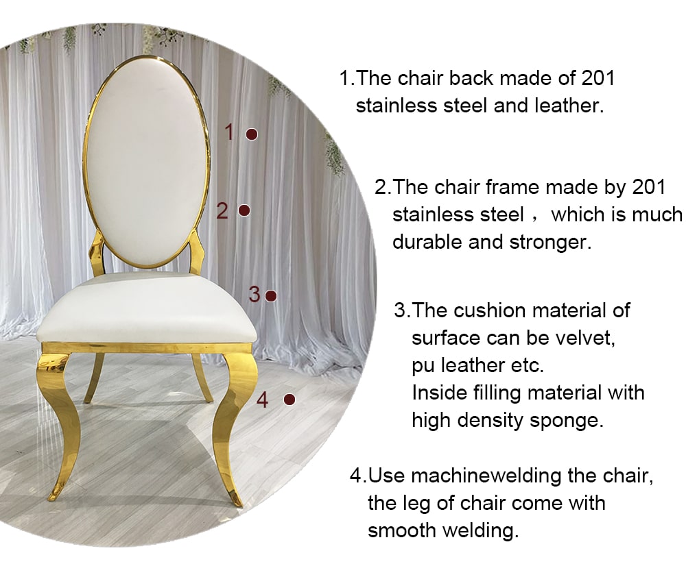 Stainless Steel Wedding Chair