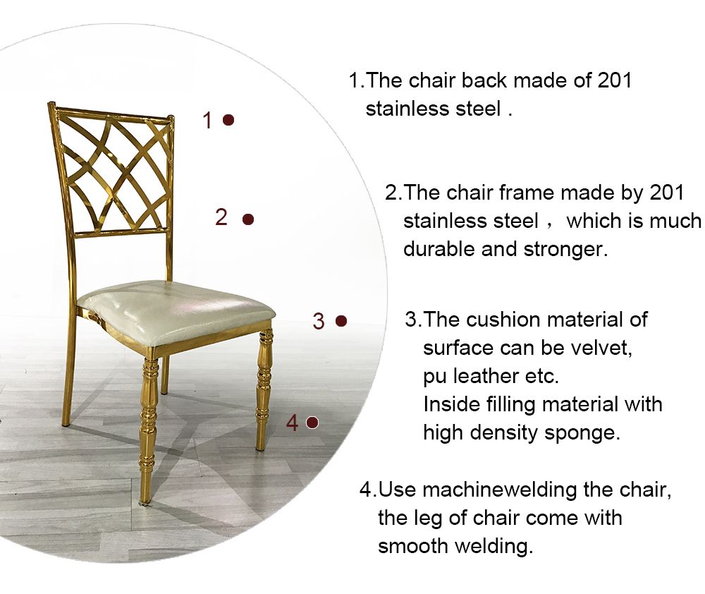 Stainless Steel Metal Event Chair