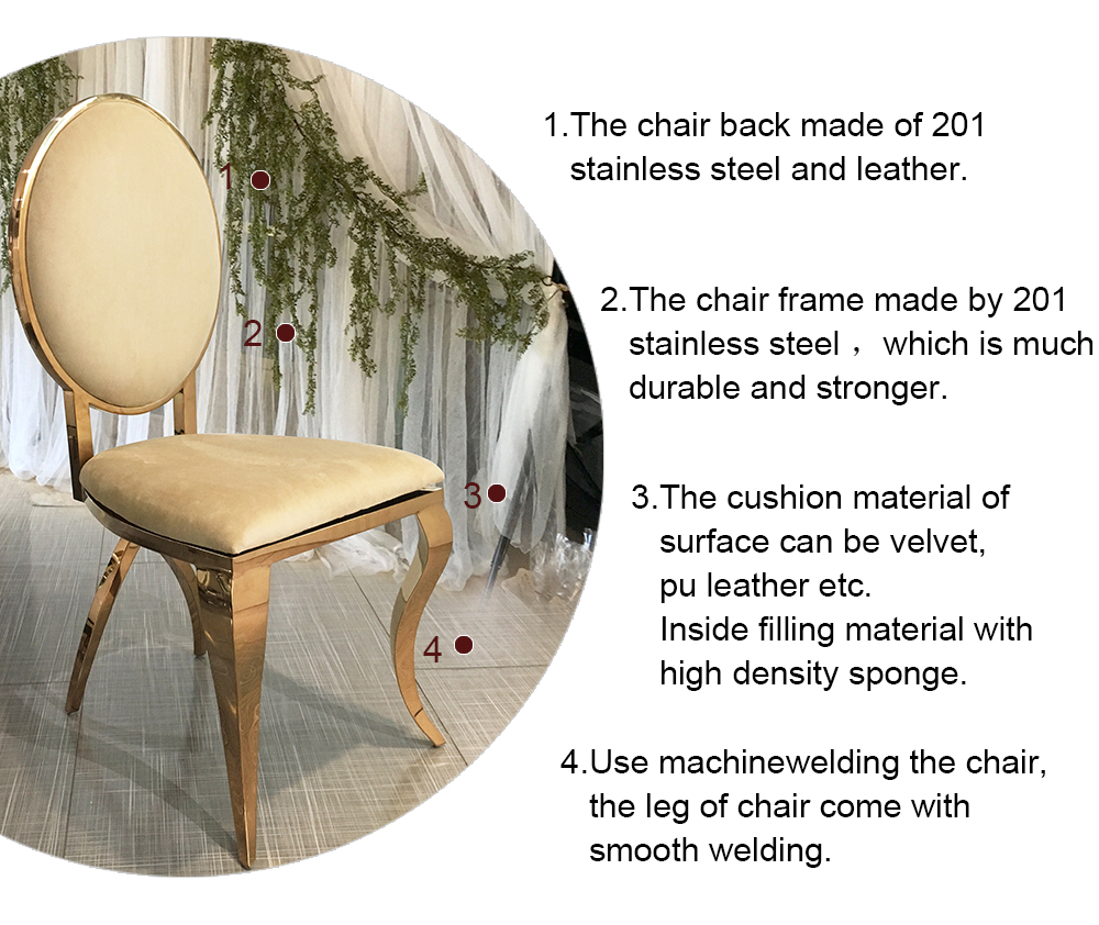 Stainless Steel Banquet Chair