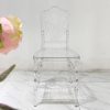 Stackable plastic event dining acrylic chair