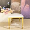 Wedding event use clear acrylic backrest remote control luminous led chair