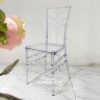 Acrylic Transparent Resin Outdoor Wedding Event Crystal Bamboo Chair - Image 2