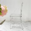 Stackable plastic event dining acrylic chair - Image 4