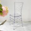 Acrylic Transparent Resin Outdoor Wedding Event Crystal Bamboo Chair - Image 5