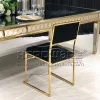 White Frame Velvet Chair