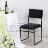 White Frame Velvet Chair