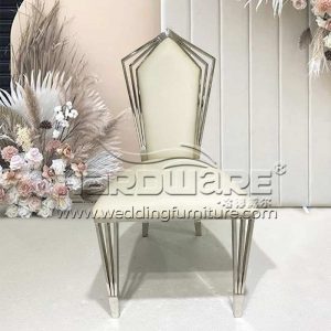 Silver Stainless Steel Chair