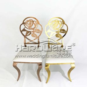 Stainless Steel Luxury Wedding Chair