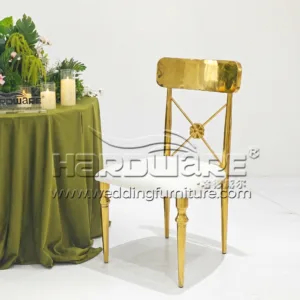Stainless Steel Rococo Chair