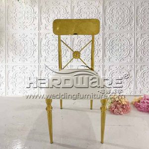 Stainless Steel Rococo Chair