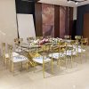 Stainless Steel Rococo Chair
