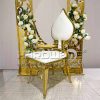 White Leather Dining Chair