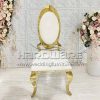 Stackable Golden Wedding Chairs