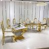 Stackable Golden Wedding Chairs