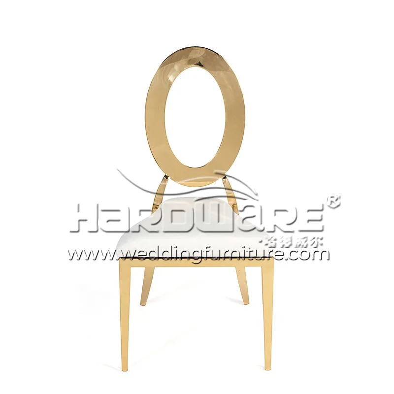 Gold Stackable Wedding Chair