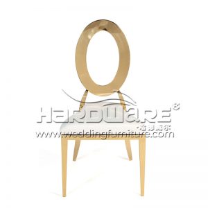 Gold Stackable Wedding Chair