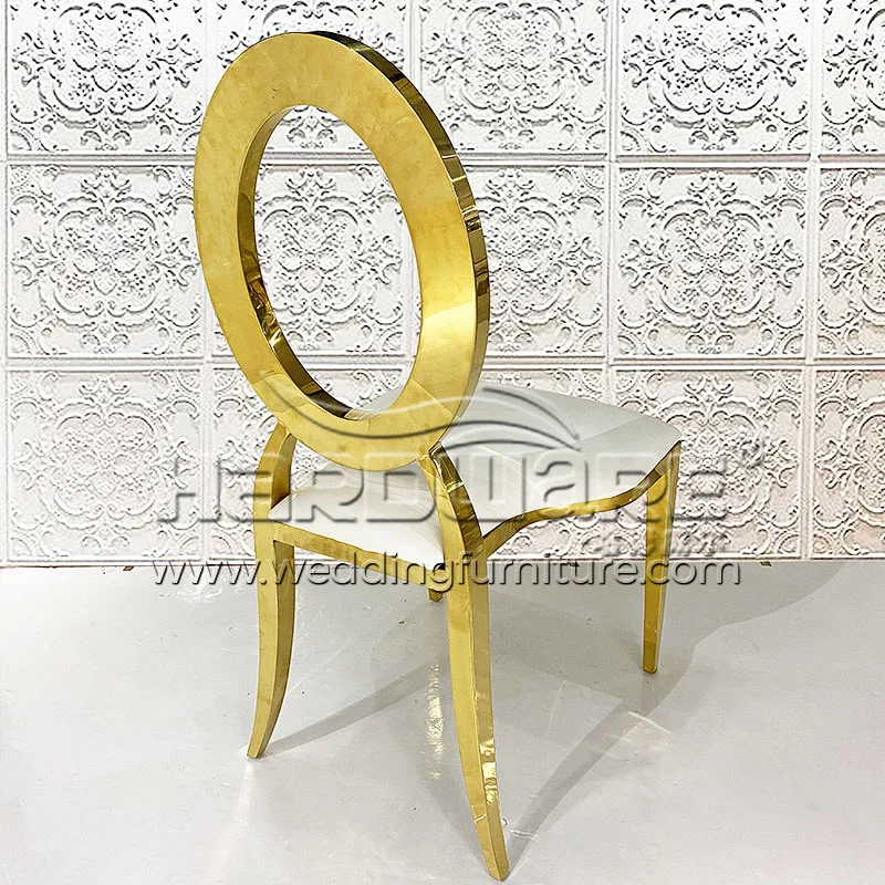 Gold Stackable Wedding Chair