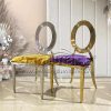 Gold Stackable Wedding Chair