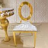 Gold Stackable Wedding Chair
